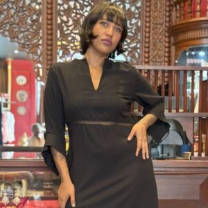 Linen Atelier - Intricate detail dress