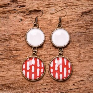 QUAINTRELLE RED BATIK DROPS