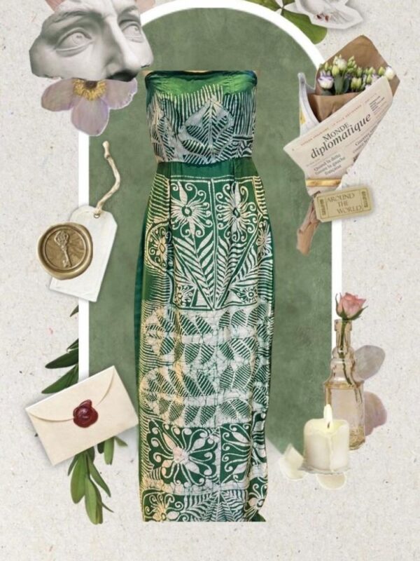 green dress ivanka & White Tube – Saheli Creatives ivanka trump dress